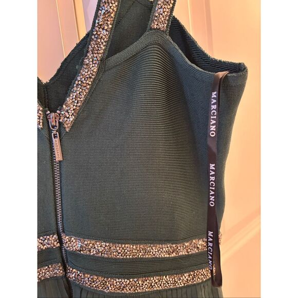 NWT Marciano Rayn High-Low Dress, Green, Small $225 - Picture 9 of 10